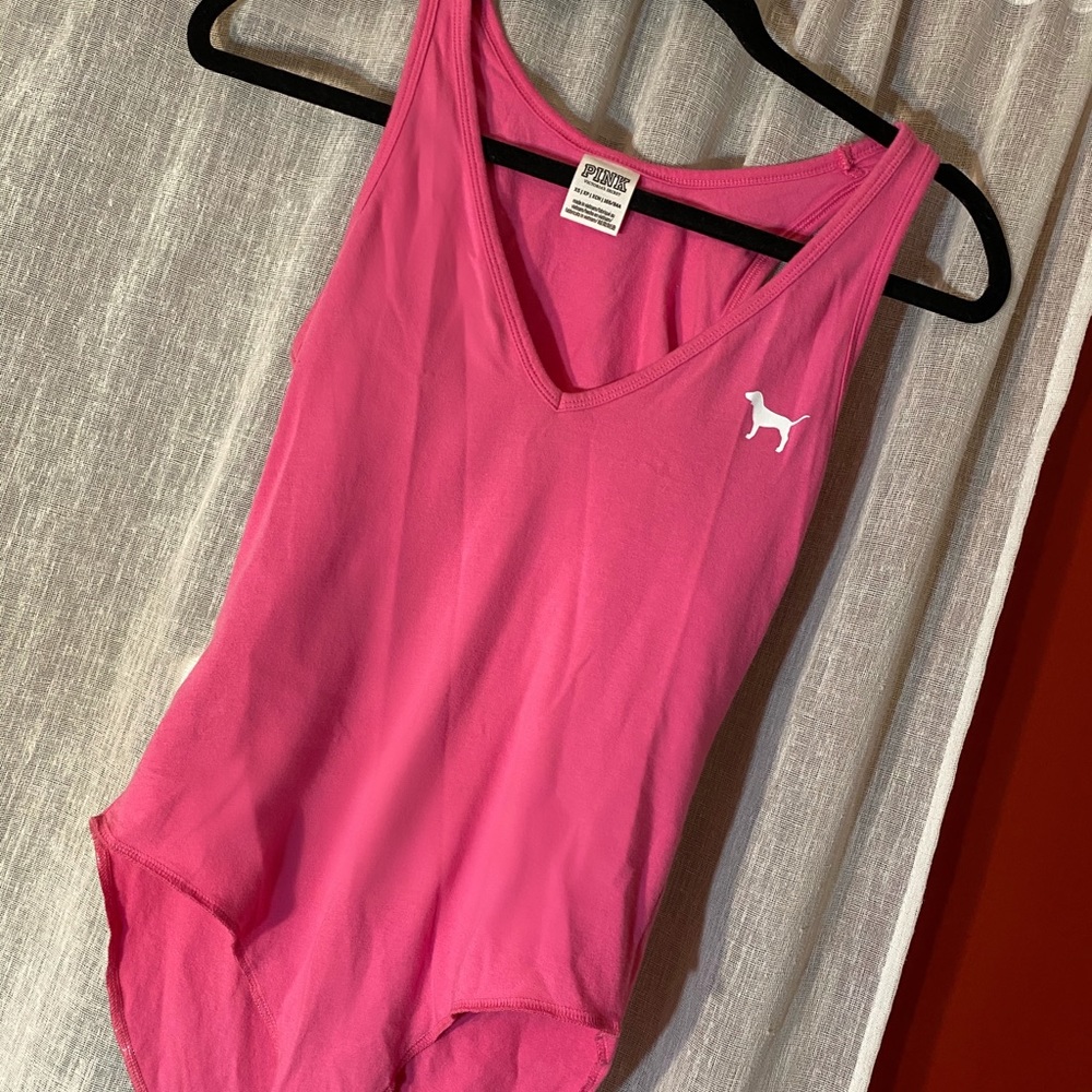 PINK victoria’s secret bodysuit